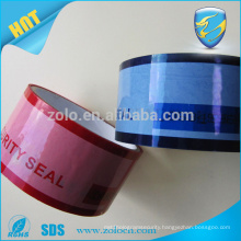 tamper proof tape with serial number and proforation line from ZOLO